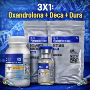 Combo 3X1: Oxandrolona + Deca + Dura - RX Farmacêutica