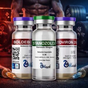 Combo 3X1: Boldenona + Estanozolol + Testo Enantato - Muscle Pharma
